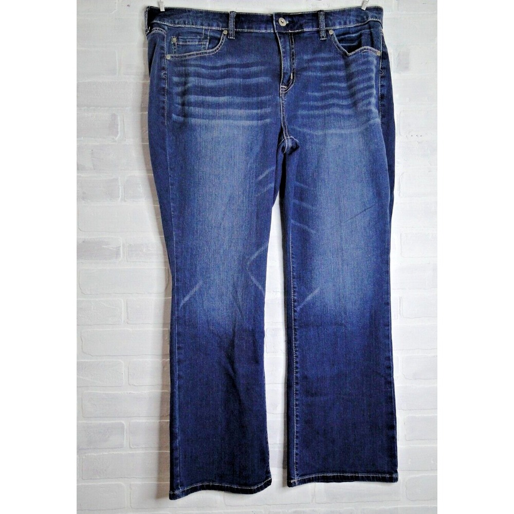 Torrid New‎ Womens Jeans 20S Mid Rise Slim Boot Cut Vintage Stretch #FeelTheFit